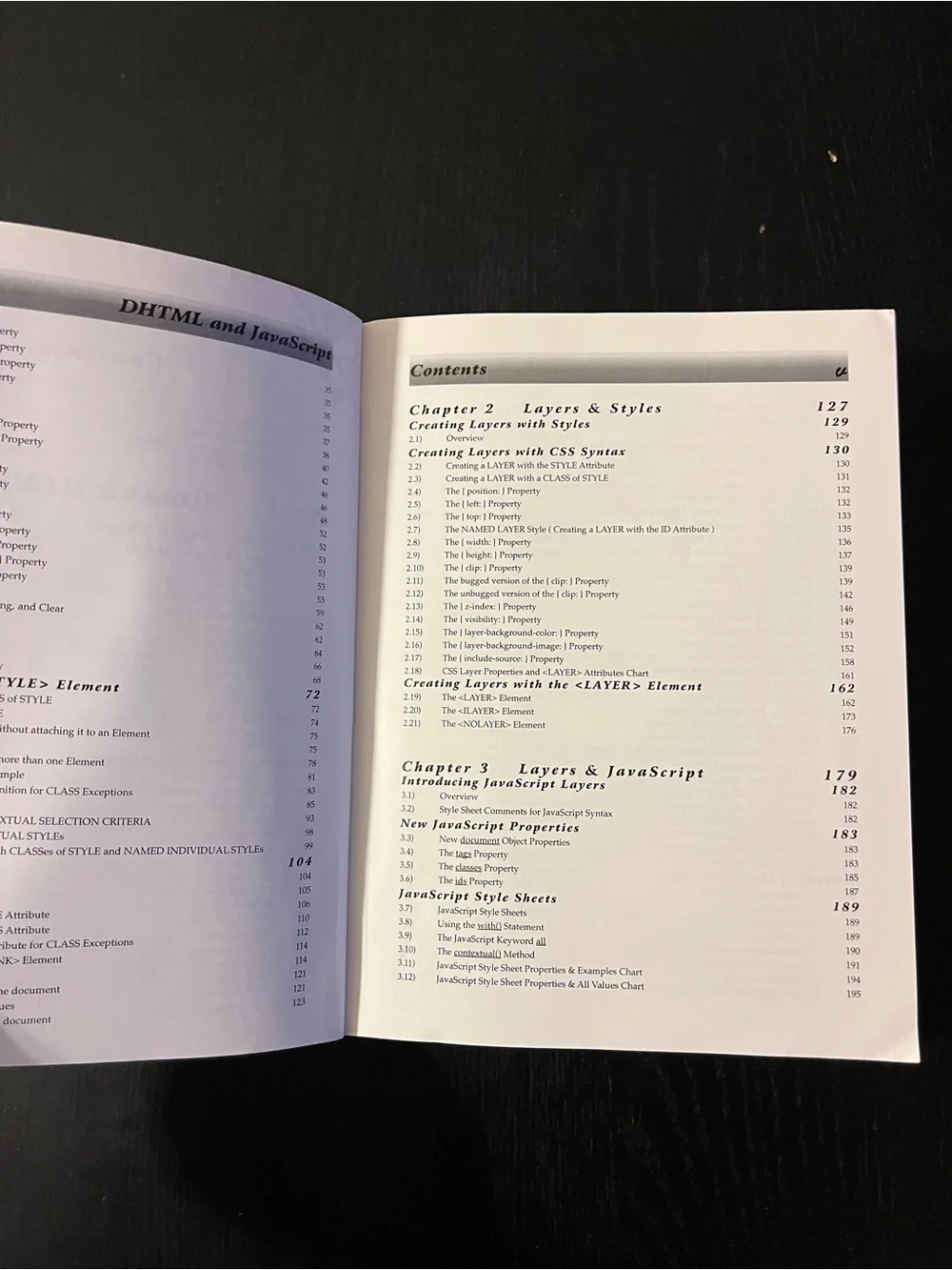 Prentice Hall DHTML & JavaScript Gilorien Book Vintage 1999 CD Included